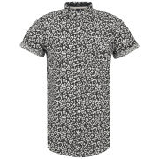 Soul Star Men's Leopard Shirt - Black