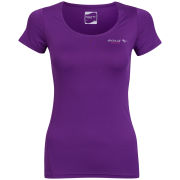Gola Woman's Scoop Neck Compression Tee - Purple
