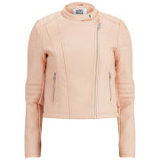 Vero Moda Women's Tattoo Biker Jacket - Tropical Peach