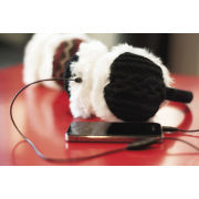Tryble Earmuff Headphones - Cable Knit Black