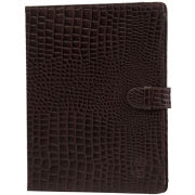 dbramante1928 Leather iPad Folio Case (iPad 2, 3, 4, Air, and Air 2) - Crocodile Brown