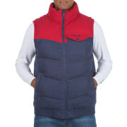 Animal Men's Colourblock Gilet - Red/Navy