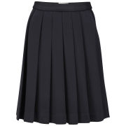 Wood Wood Women's Jodie Pleated Skirt - Dark Navy