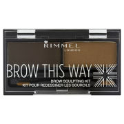 Rimmel Brow This Way Eyebrow Kit - Mid Brown
