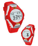  Skechers Wrist Band Watch & Heart Rate Monitor - Red