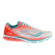 Saucony Women's Cortana 4 Neutral Running Shoes (Medium Width) - White/Pink/Blue