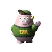 Hot Toys Cosbaby Monsters University Squishy 3 Inch Figure