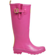 Joules Women's Field Wellies - Magenta