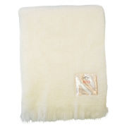 Avoca Mohair M11 Throw (142 x 100cm) - Cream