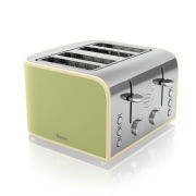 Swan 4 Slice Toaster - Green
