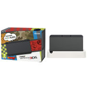 NEW 3DS Black Console - Includes White Charging Cradle