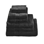 Restmor 100% Egyptian Cotton 7 Piece Supreme Towel Bale Set ( 500gsm) - Black