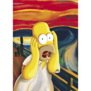 The Simpsons Scream - Giant Poster - 100 x 140cm
