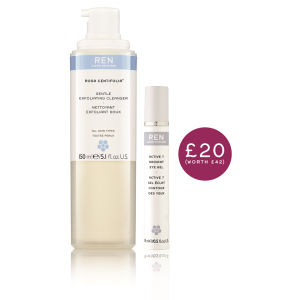 REN Exfoliating Cleanser 150ml and Eye Gel 15ml Set (Worth £42.50)