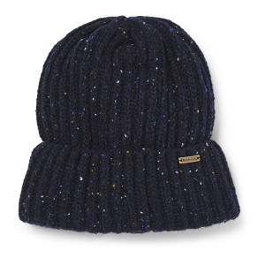 Barbour Men's Tyne Turnback Beanie Hat - Navy Mix