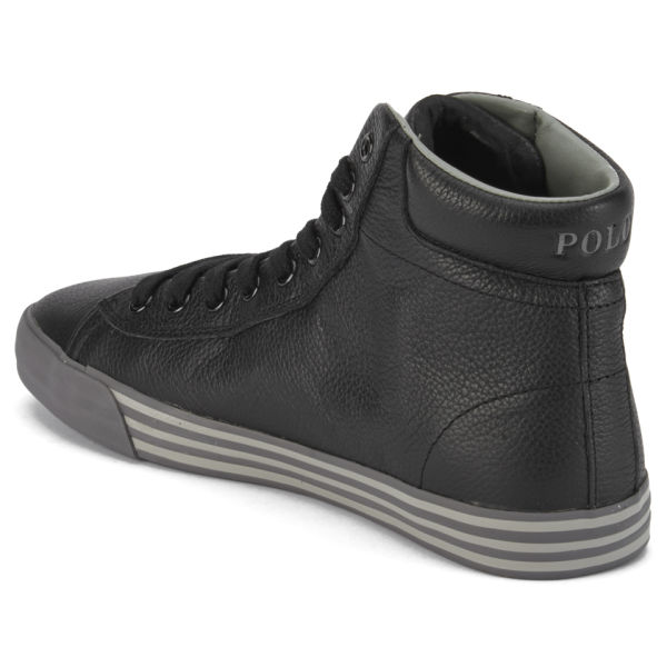 polo ralph lauren mens leather trainers