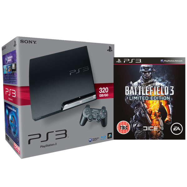 Playstation 3 PS3 Slim 320GB Console: Bundle (Includes ...