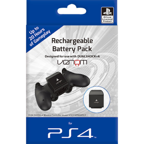 PS4 Rechargeable Battery Pack Black Games Accessories