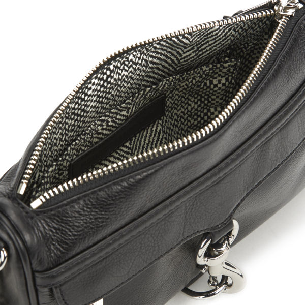 Rebecca Minkoff Women's Mini M.A.C. Leather Cross Body - Black: Image 41