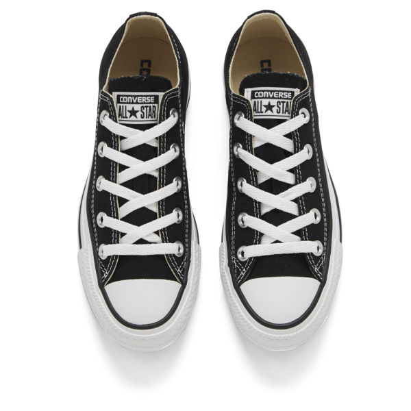 Converse Unisex Chuck Taylor All Star OX Canvas Trainers - Black - Free