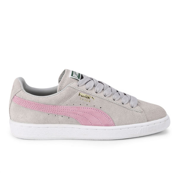 puma trainers pink and grey