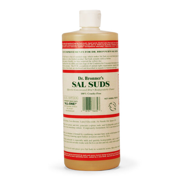 Dr. Bronner Organic SAL SUDS All Purpose Cleaner (960ml) FREE UK Delivery