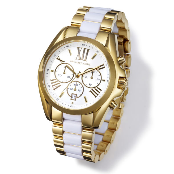 Back to previous page Home Michael Kors Watch - GoldWhite