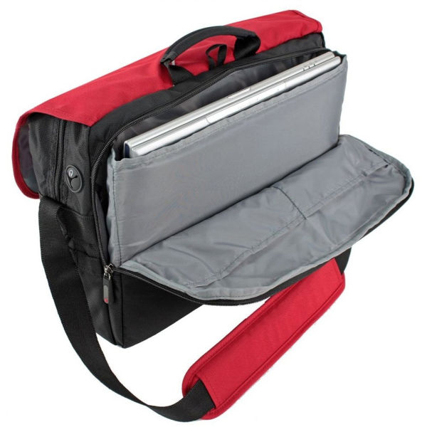 Samsonite Wander Boston Laptop Messenger Bag Red Computing
