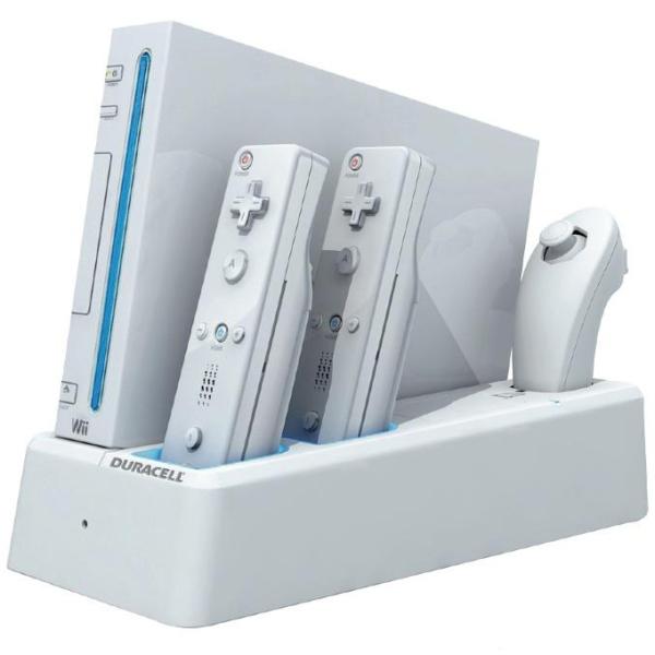 Duracell Wii Charging Stand (White) Games Accessories