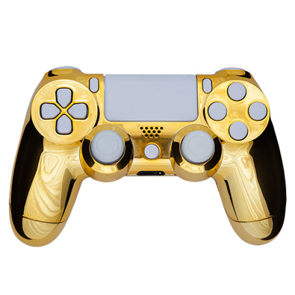 PlayStation DualShock 4 Custom Controller - Chrome Gold ...