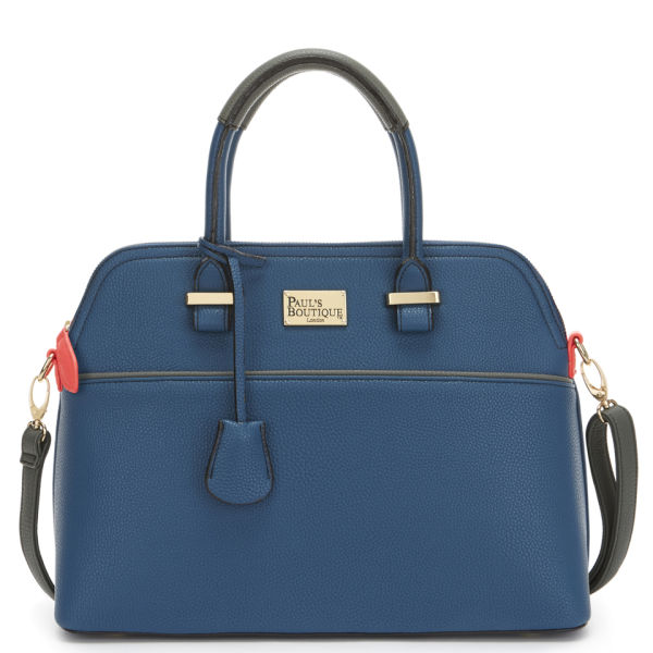 Paul's Boutique Maisy Classic Kettle Bowler Bag Navy