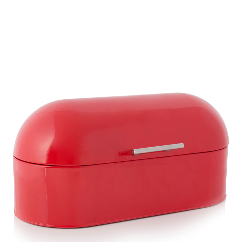 Cook In Colour Dome Bread Bin Red Homeware