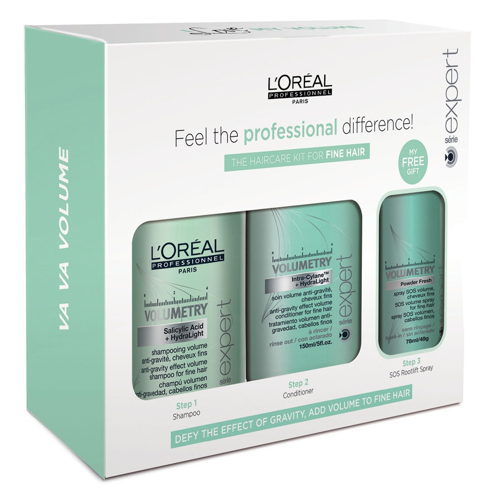 L'Oreal Professionnel Serie Expert Volumetry Hair Care Kit for Fine ...