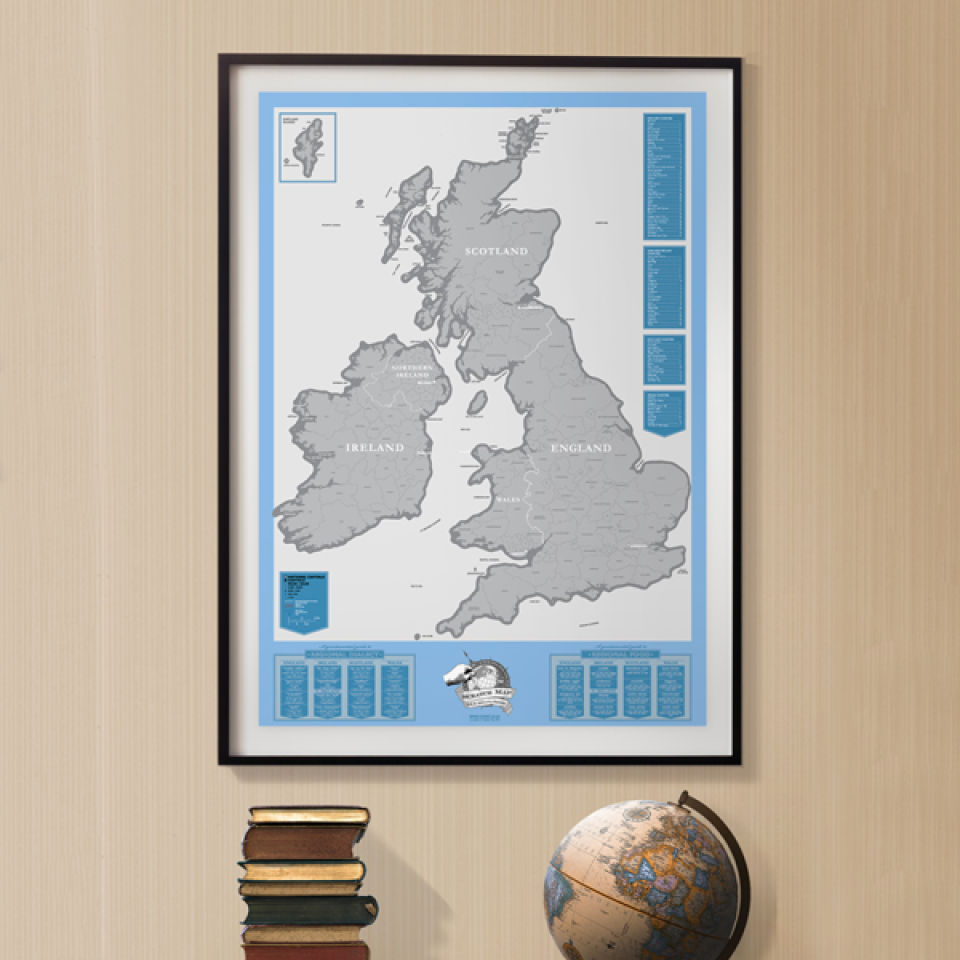 Scratch Map UK Edition IWOOT