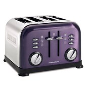 Morphy Richards 4 Slice Accents Toaster - Plum