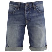 BOSS Orange Men's O24 Fit Denim Shorts - Light Wash