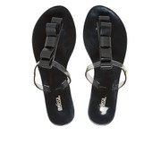 Melissa Women's T-Bar Flip Flops - Black