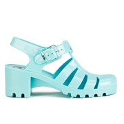 JuJu Women's Babe Heeled Jelly Sandals - Paloma Blue