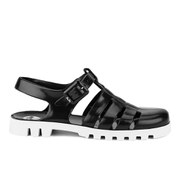 White and Black Jelly Shoes - AllSole