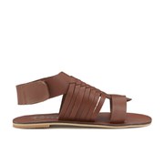 Ravel Women's Missouri Weave Flat Sandals - Tan