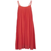 VILA Women's Liz Strap Dress - Hot Coral