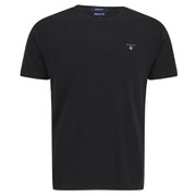 GANT Men's Solid Crew Neck T-Shirt - Black