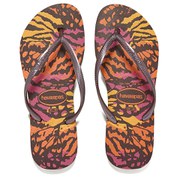 Havaianas Women's Slim Animals Flip Flops - Aubergine
