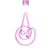 Seletti 'Twist Lamp' Glass LED Bulb E27 - Pink