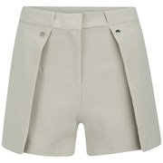 Lavish Alice Women's Stone Fold Detail Shorts - Stone