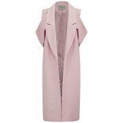 Lavish Alice Women's Open Sleeve Duster Coat - Blush