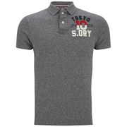 Superdry Men's Core Applique Polo Shirt - Monsoon Navy Grindle