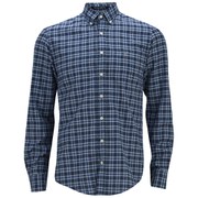 GANT Men's Chambray Check Shirt - Blue