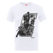 Marvel Guardians of the Galaxy Men's Collegiate Logo T-Shirt - White