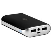 Swiss Mobility Universal Power Pack 6000mAh Battery Pack for iOS, Android & USB Devices -Black